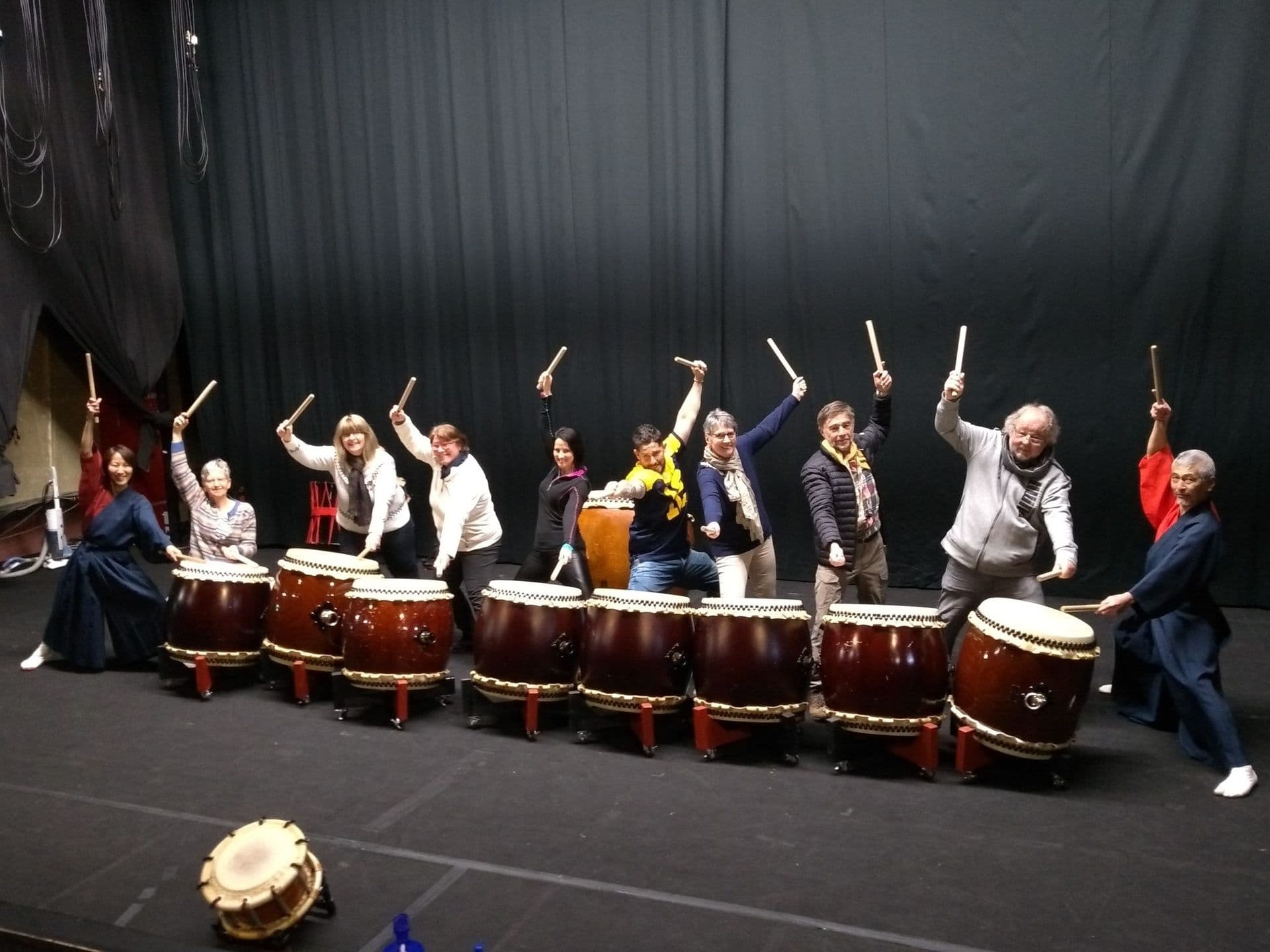 Taiko workshop, the Japanese art of drumming